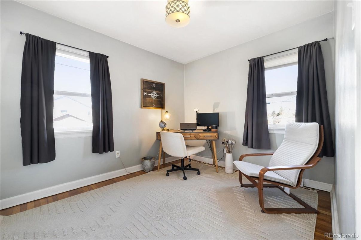 Home Office, Interior, Wood Texture Flooring