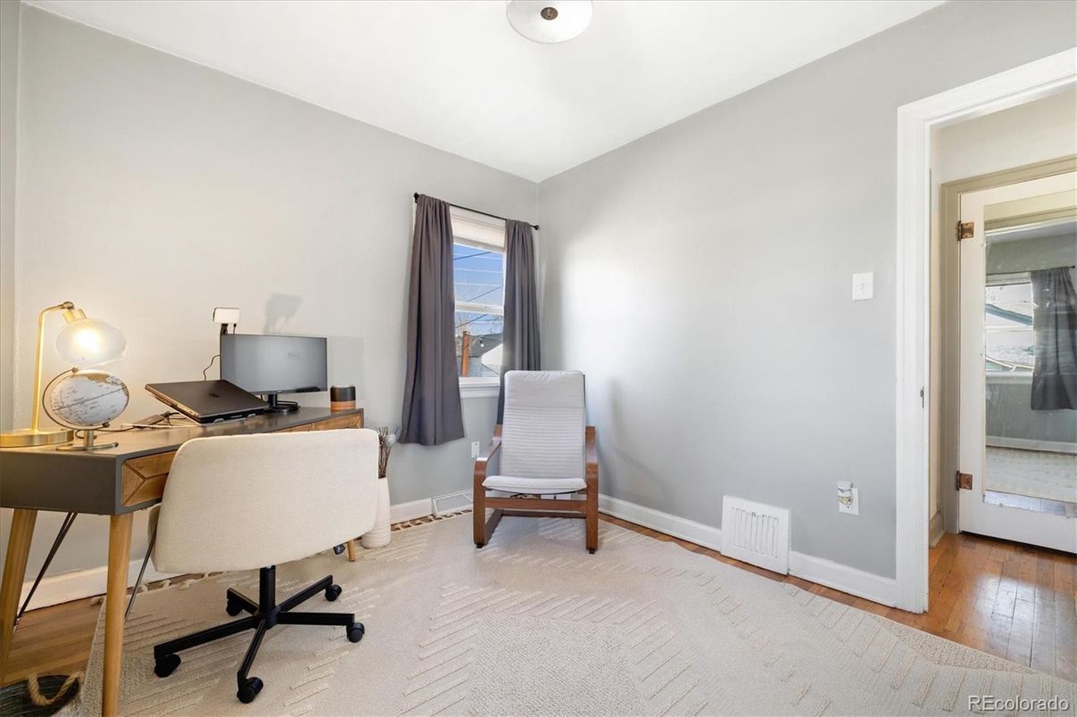 Home Office, Interior, Wood Texture Flooring