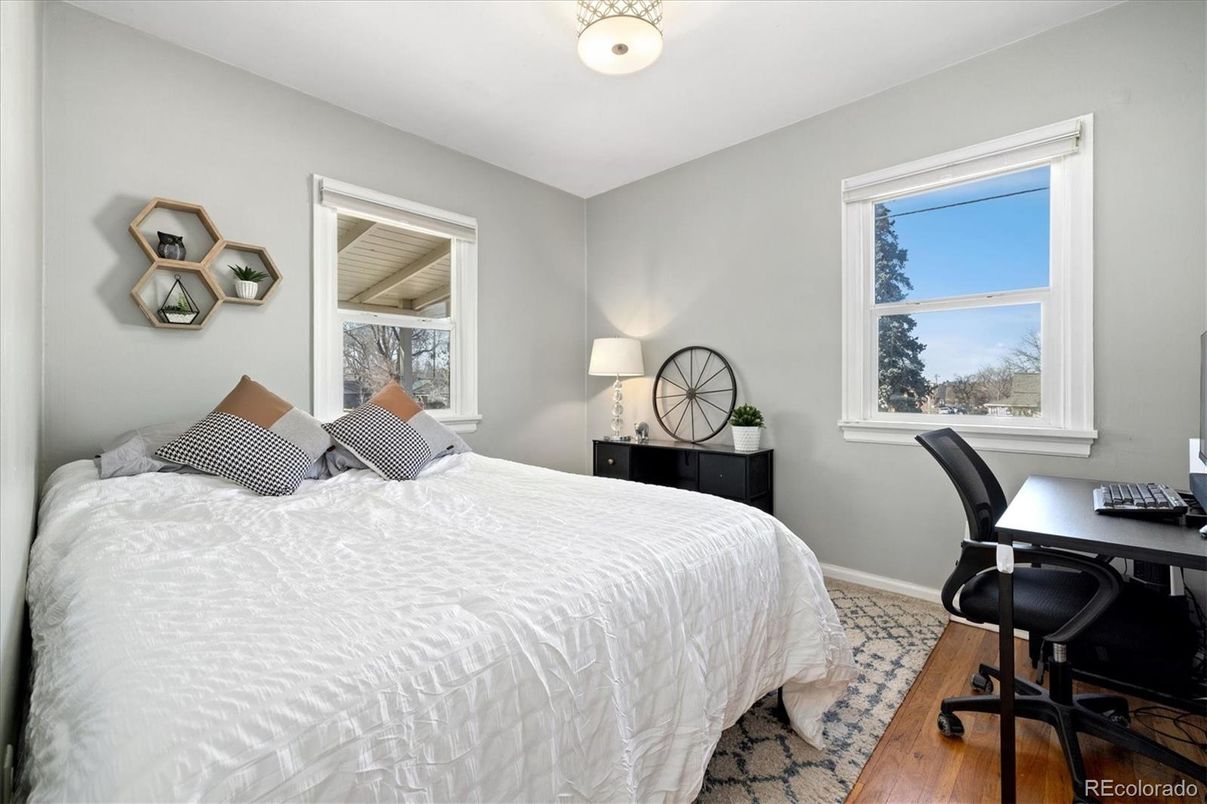 Bedroom, Home Office, Interior, Wood Texture Flooring
