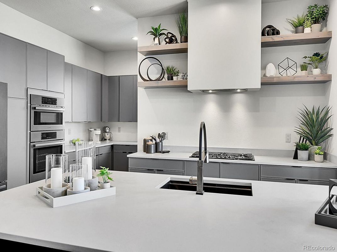 Interior, Kitchen, Recessed Lighting, Stainless Steel Appliances