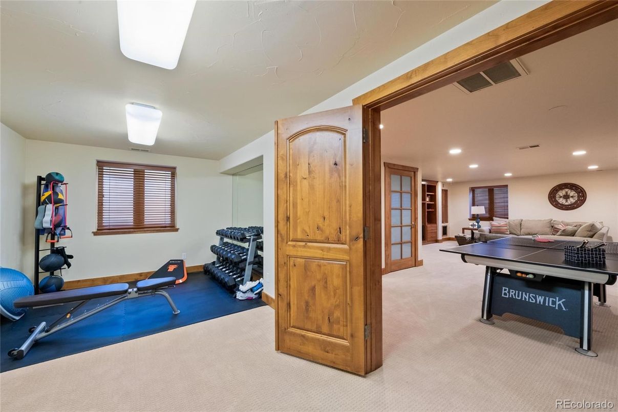 Fitness Equipment, Game Room, Interior, Recessed Lighting