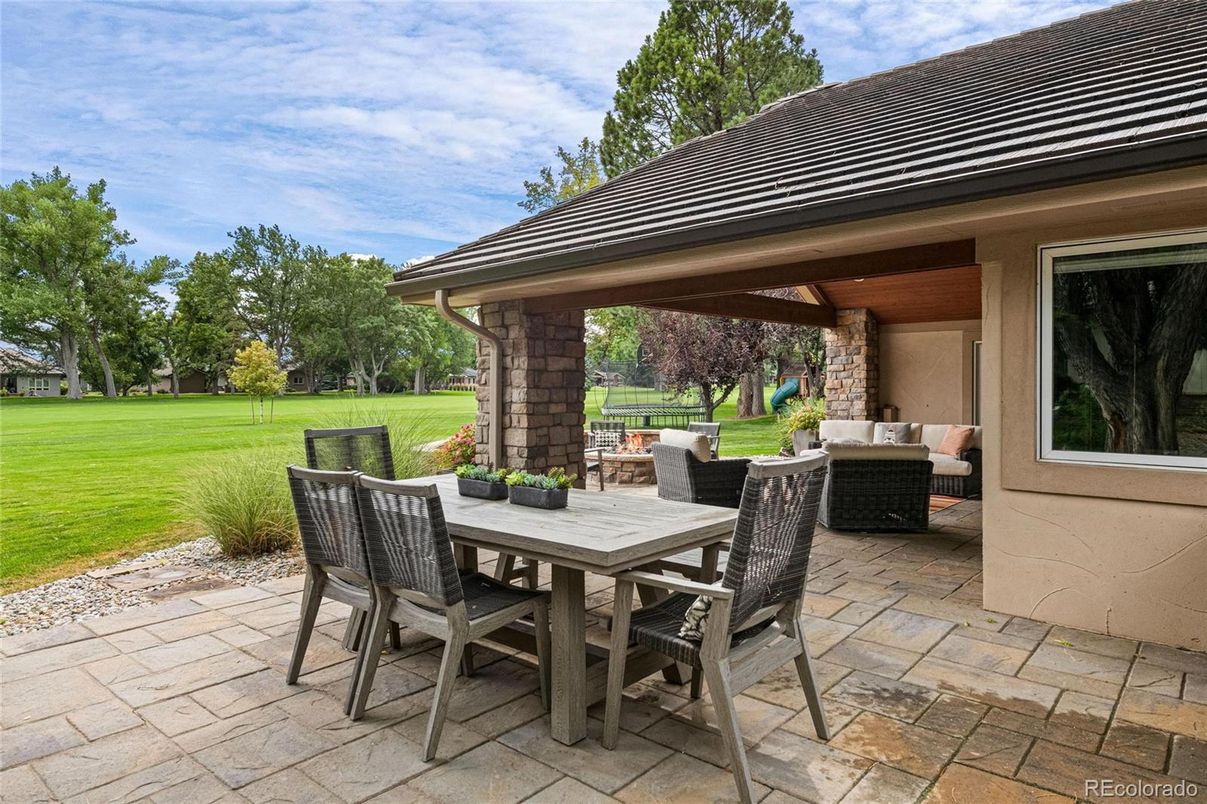 Backyard, Exterior, Fireplace