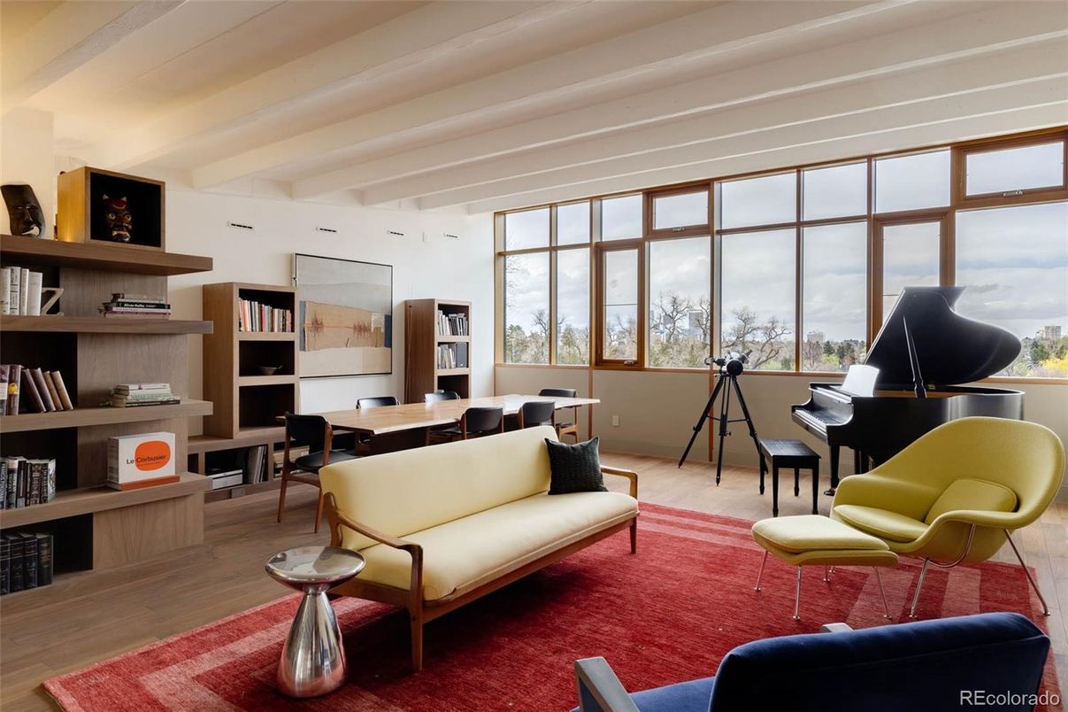 Dining room, Interior, Piano, Wood Texture Flooring