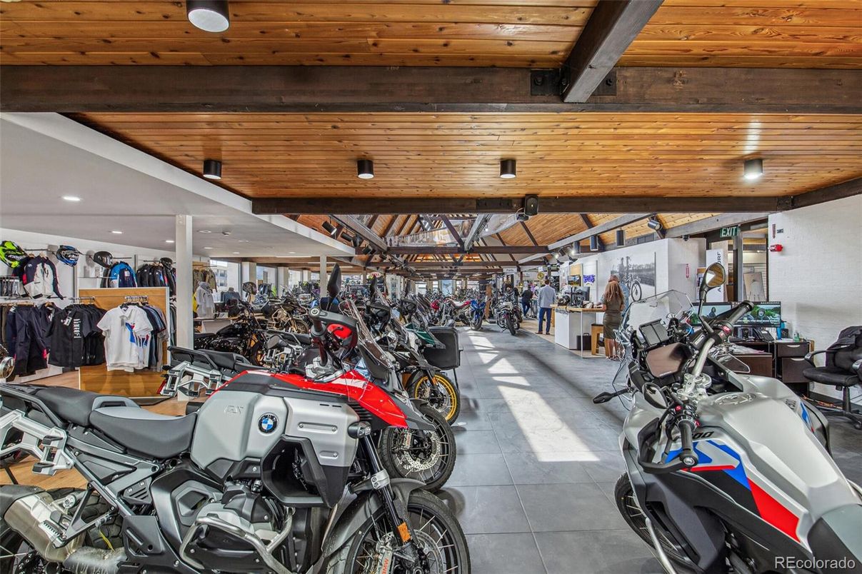 Garage, Interior, Recessed Lighting, Wooden Beams, Wooden Ceilings