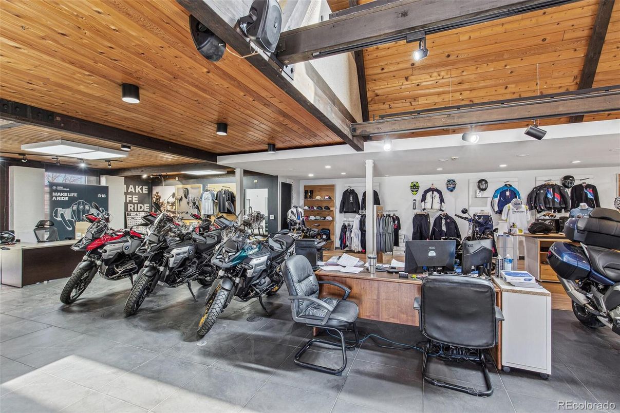 Garage, Interior, Recessed Lighting, Wooden Ceilings