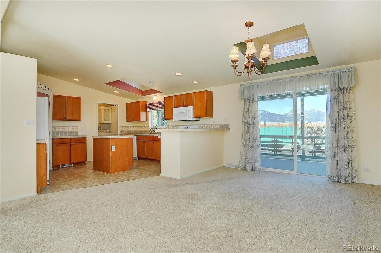Chandelier, Interior, Kitchen, Recessed Lighting