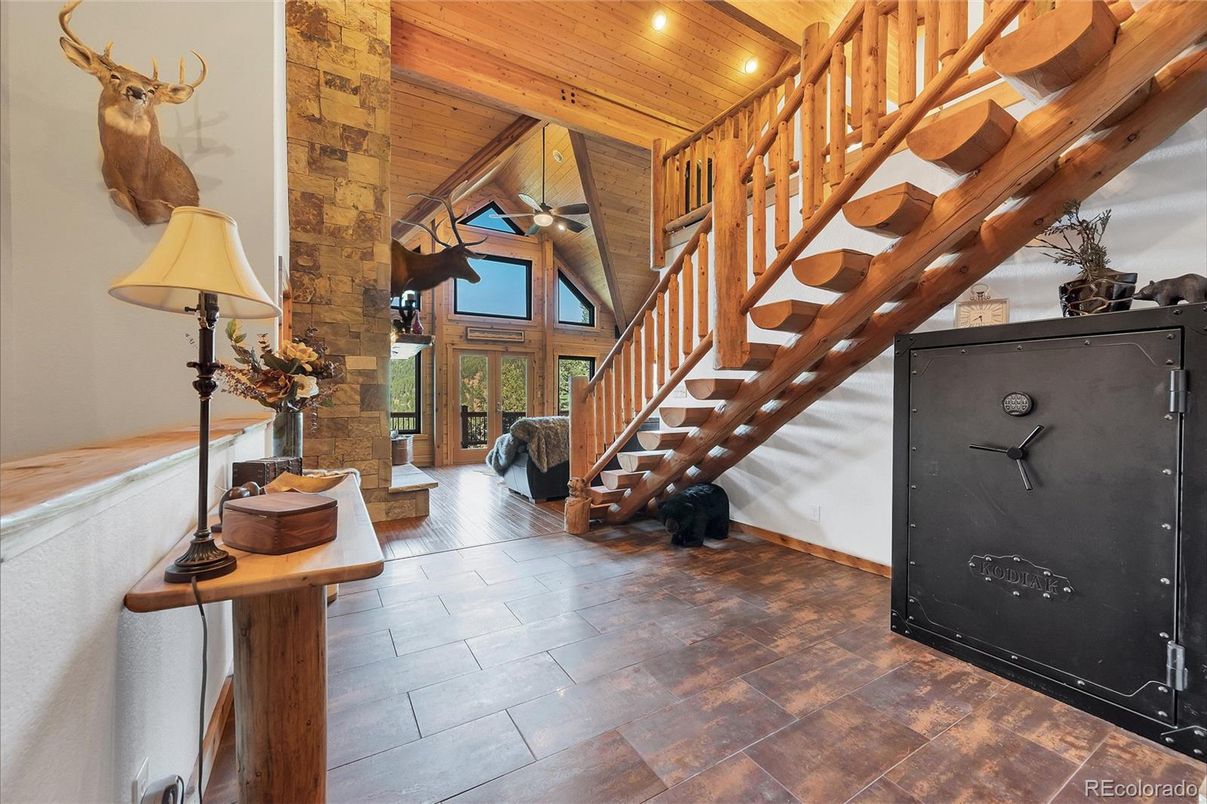 Interior, Recessed Lighting, Wooden Beams, Wooden Ceilings, Wood Texture Flooring