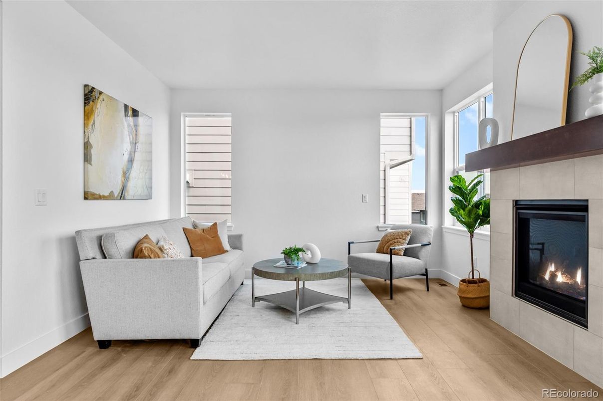 Fireplace, Interior, Living room, Wood Texture Flooring