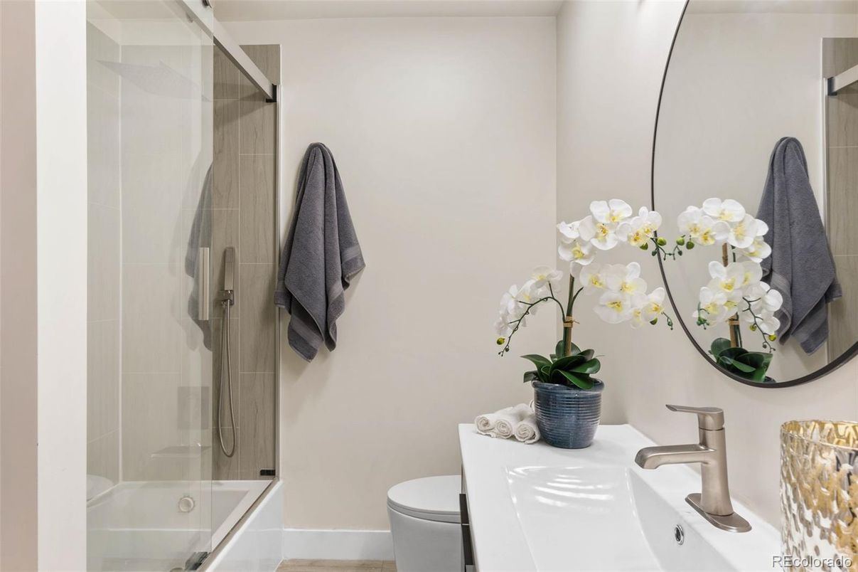 Bathroom, Glass Shower, Interior