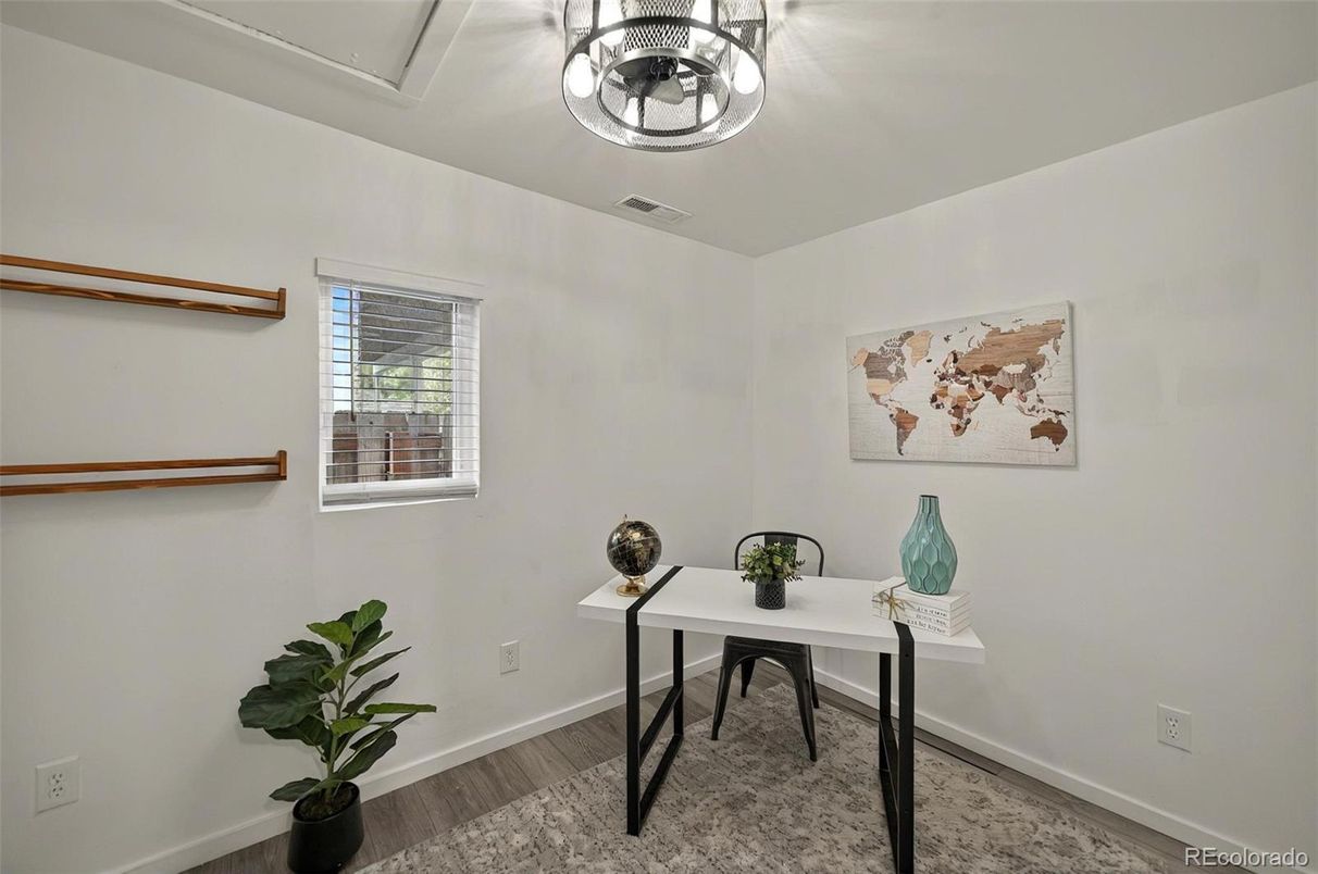 Home Office, Interior, Wood Texture Flooring