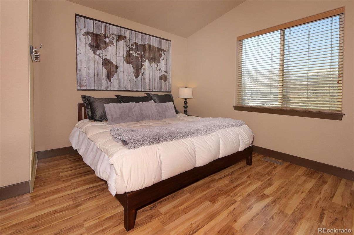 Bedroom, Interior, Wood Texture Flooring
