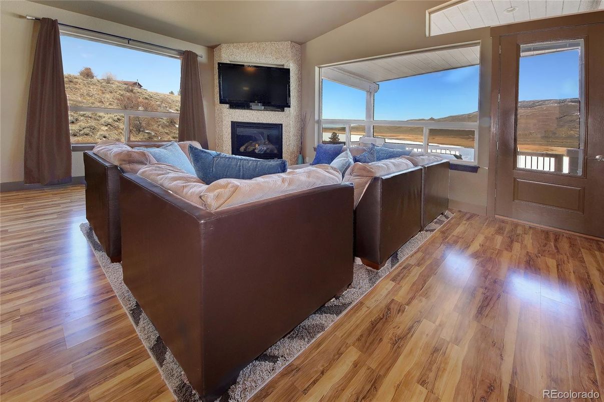 Fireplace, Interior, Living room, Wood Texture Flooring