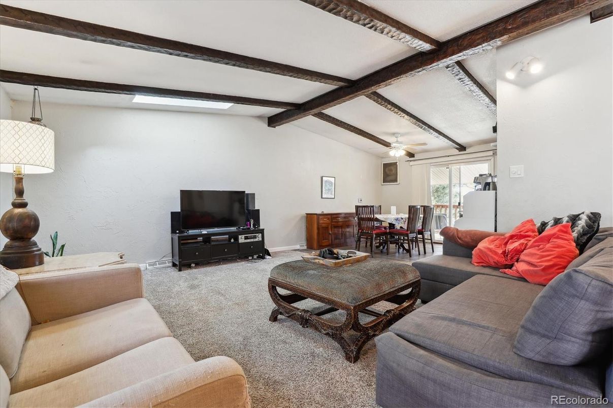 Dining room, Interior, Living room, Wooden Beams