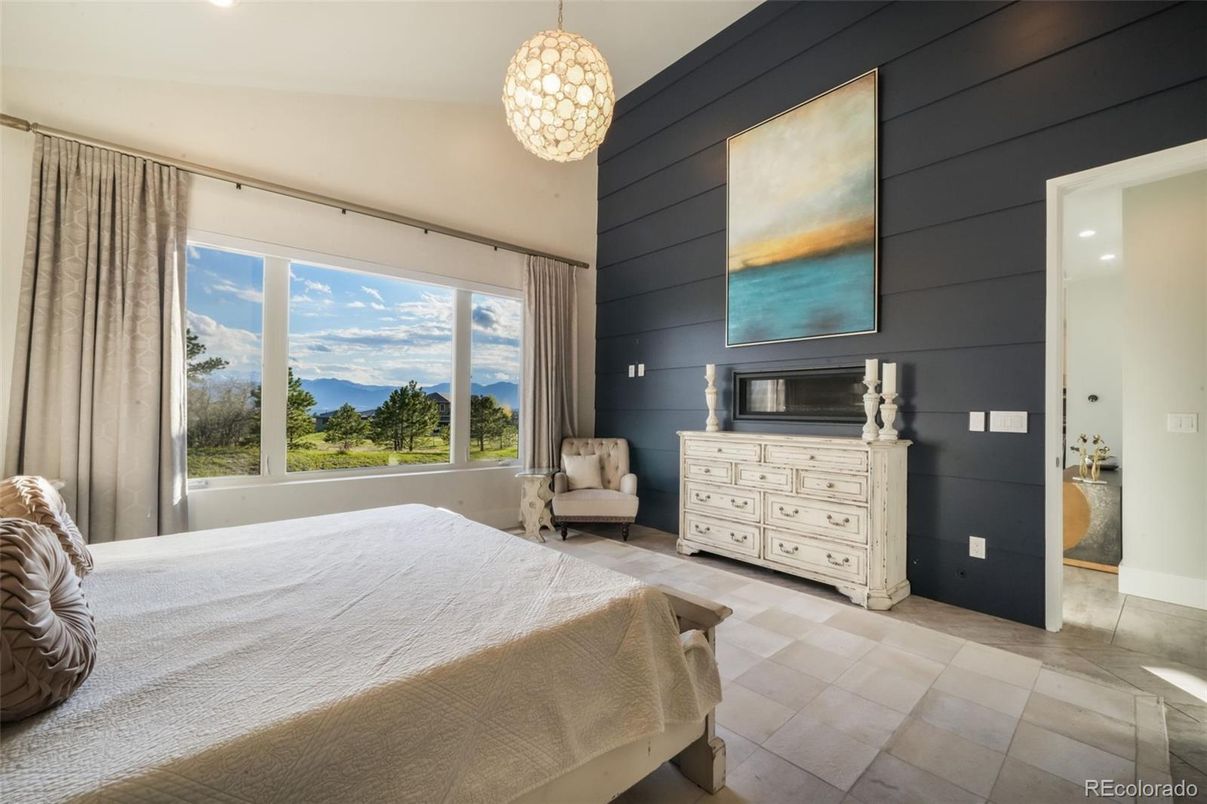 Bedroom, Interior, Pendant Lights, Recessed Lighting