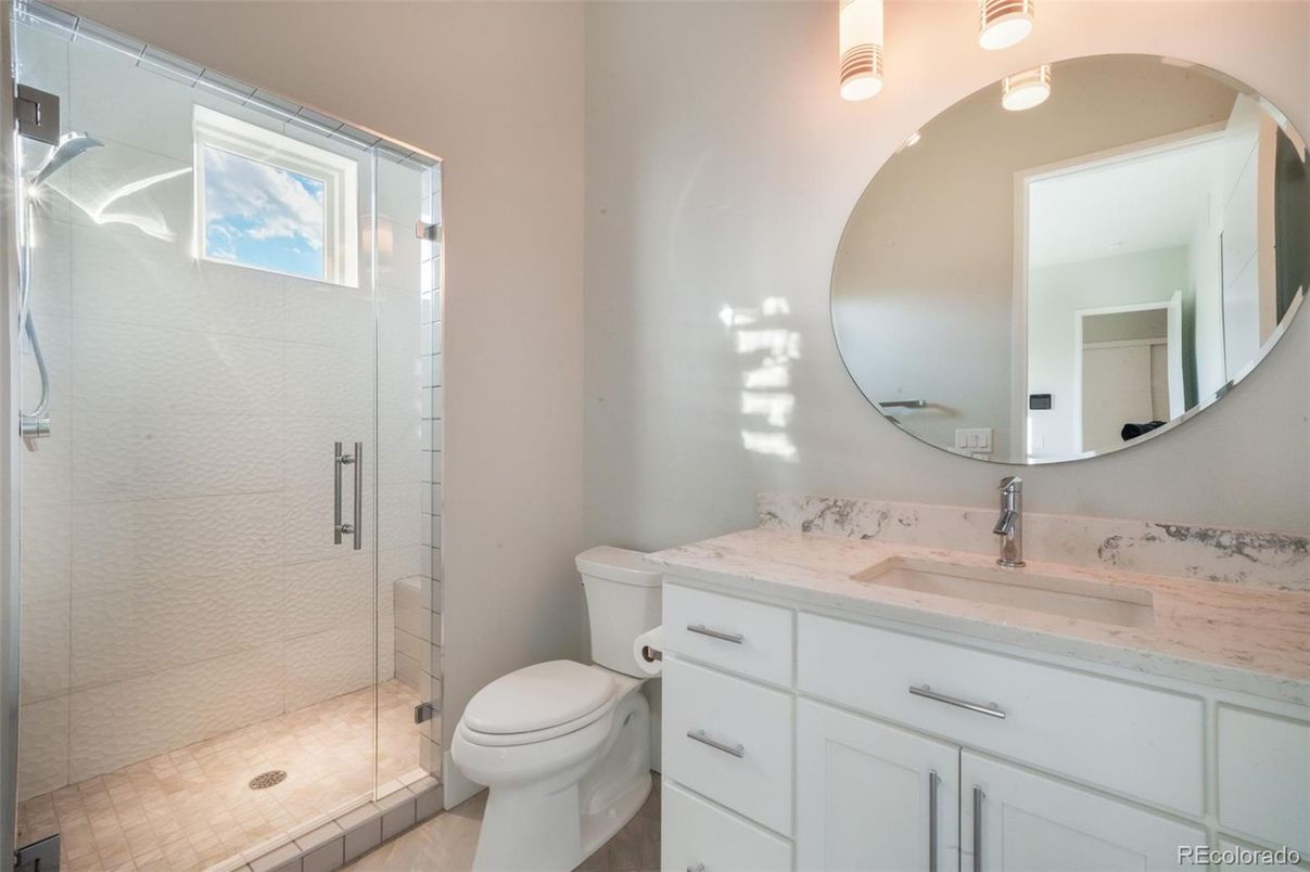Bathroom, Glass Shower, Interior
