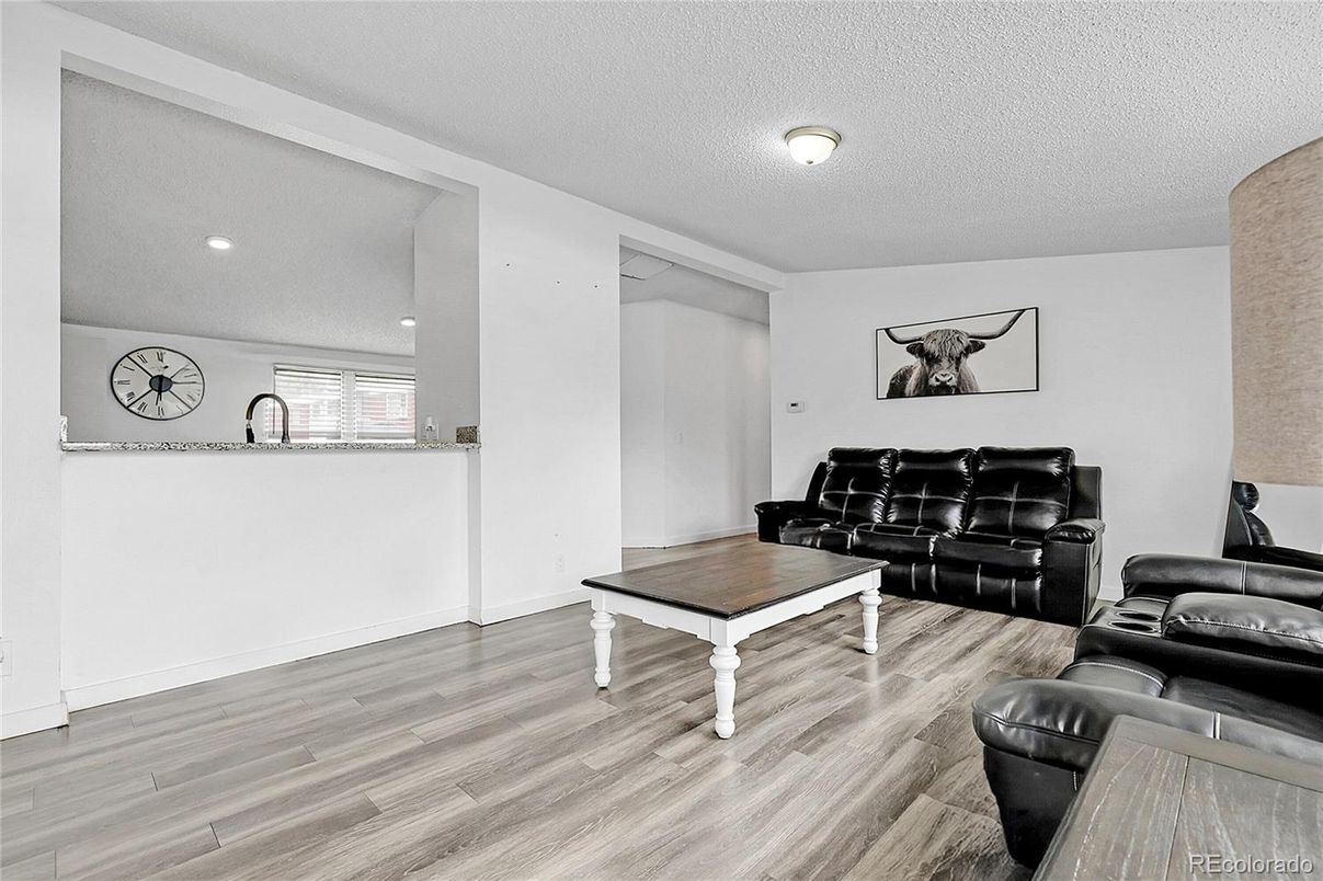 Home Theatre Room, Interior, Recessed Lighting, Wood Texture Flooring