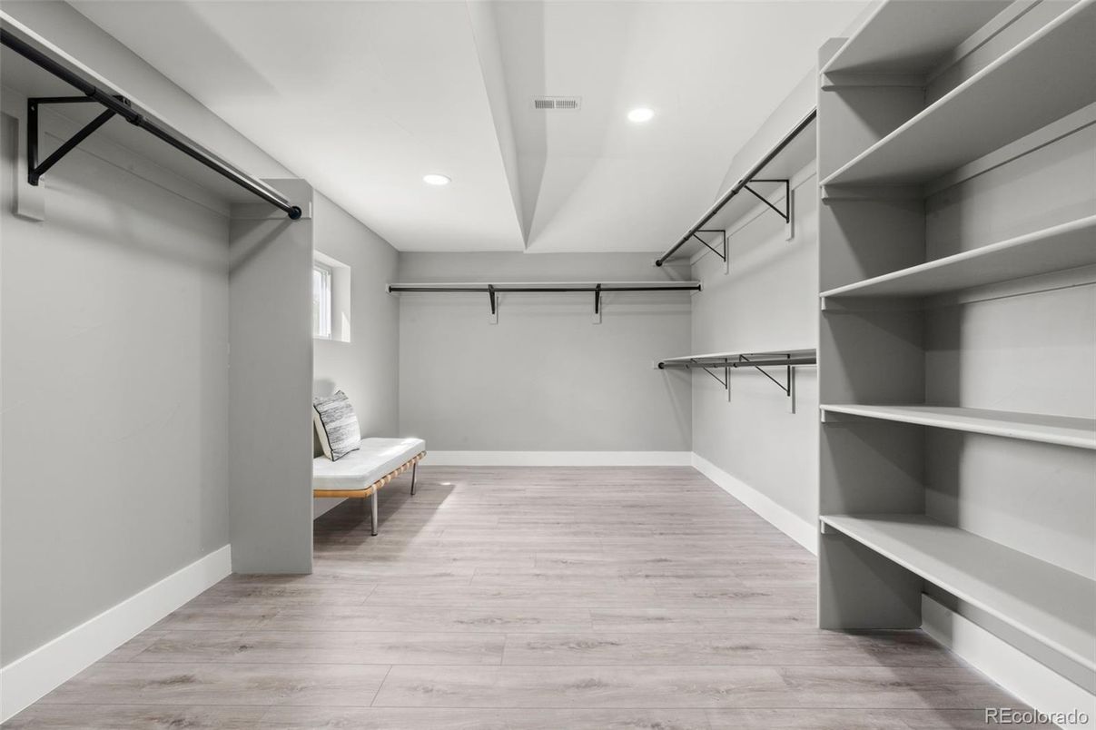 Interior, Recessed Lighting, Walk-in Closets, Wood Texture Flooring