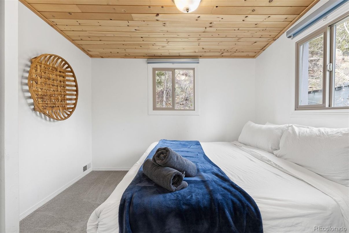 Bedroom, Interior, Wooden Ceilings