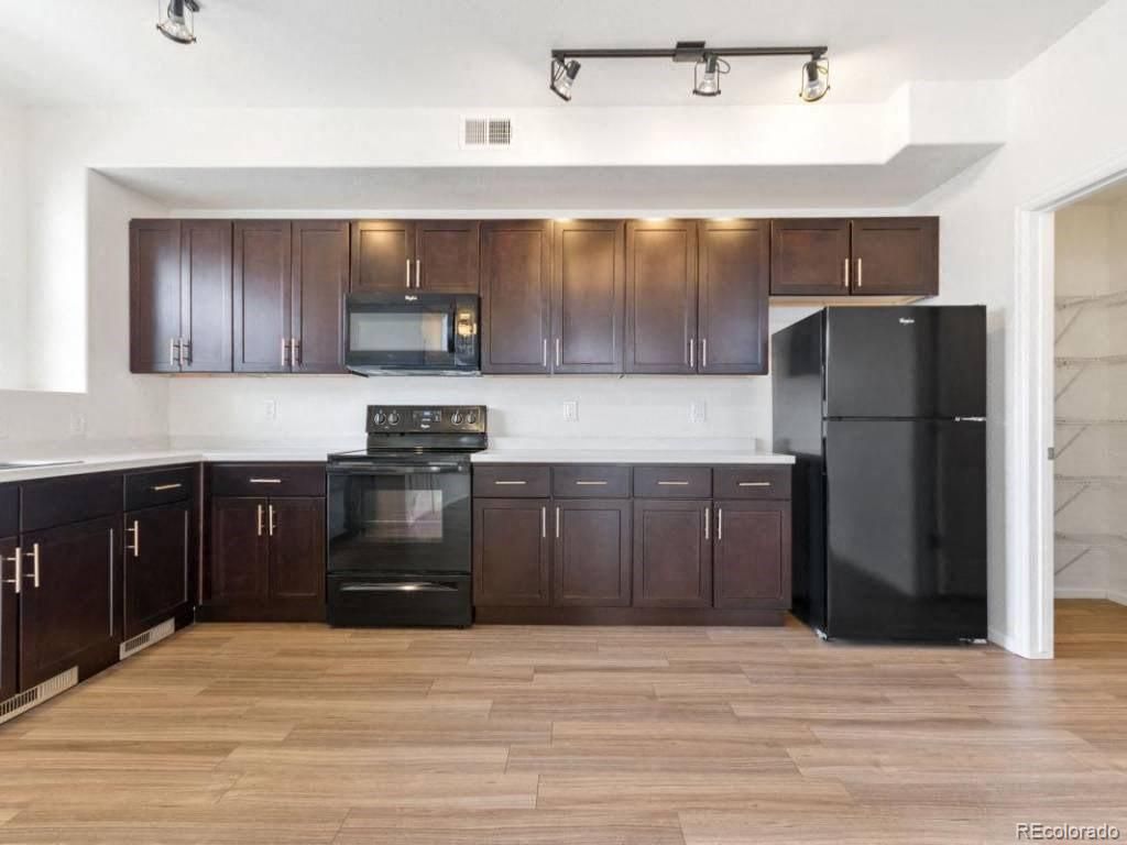 Interior, Kitchen, Wood Texture Flooring