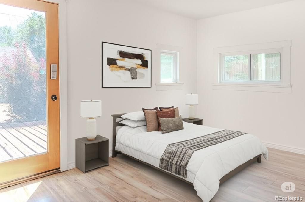 Bedroom, Interior, Wood Texture Flooring