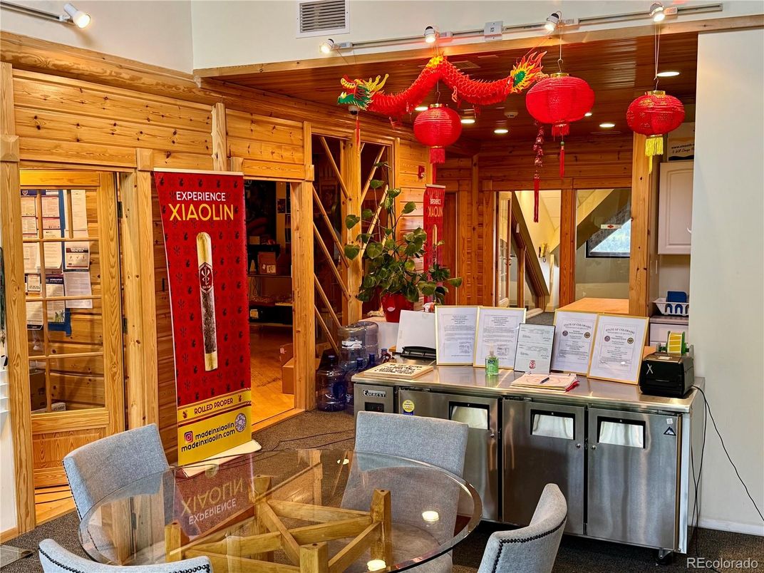 Dining room, Interior, Pendant Lights, Recessed Lighting, Wooden Walls