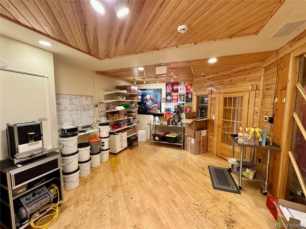 Interior, Recessed Lighting, Wooden Ceilings, Wood Texture Flooring, Wooden Walls