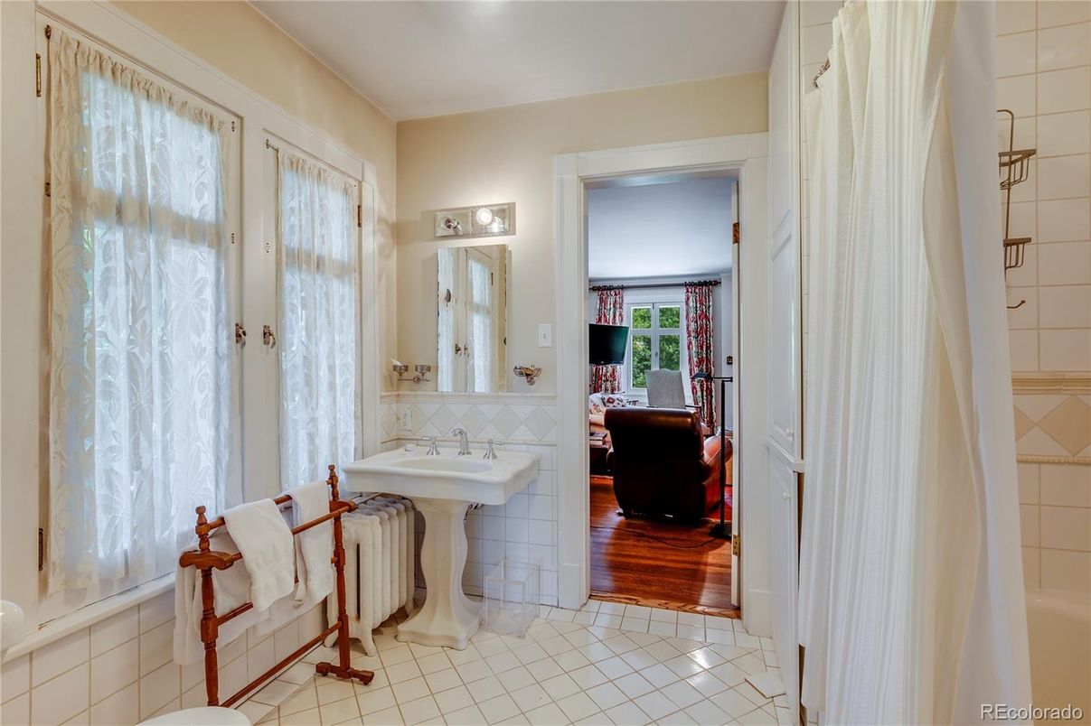 Bathroom, Interior, Wood Texture Flooring