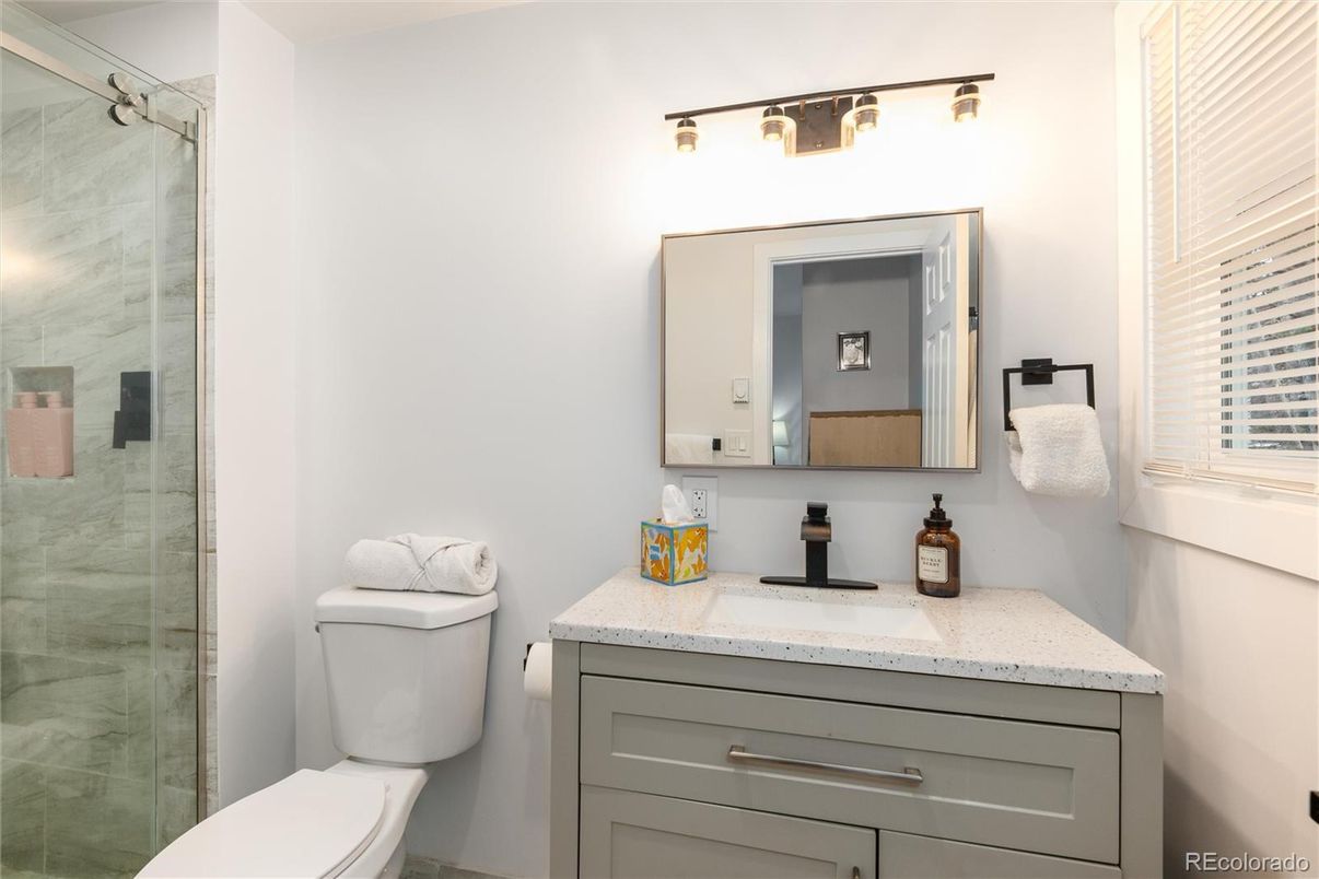 Bathroom, Glass Shower, Interior