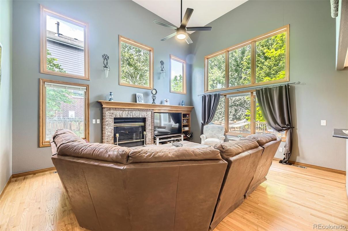 Fireplace, Interior, Living room, Wood Texture Flooring