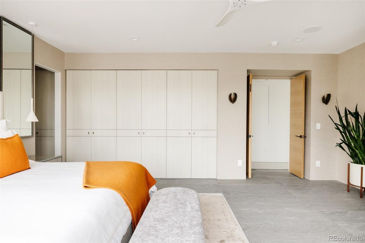 Bedroom, Interior, Recessed Lighting