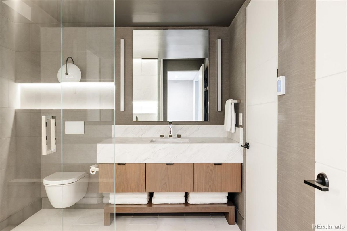 Bathroom, Glass Shower, Interior