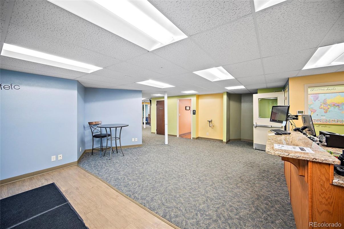 Home Office, Interior, Recessed Lighting