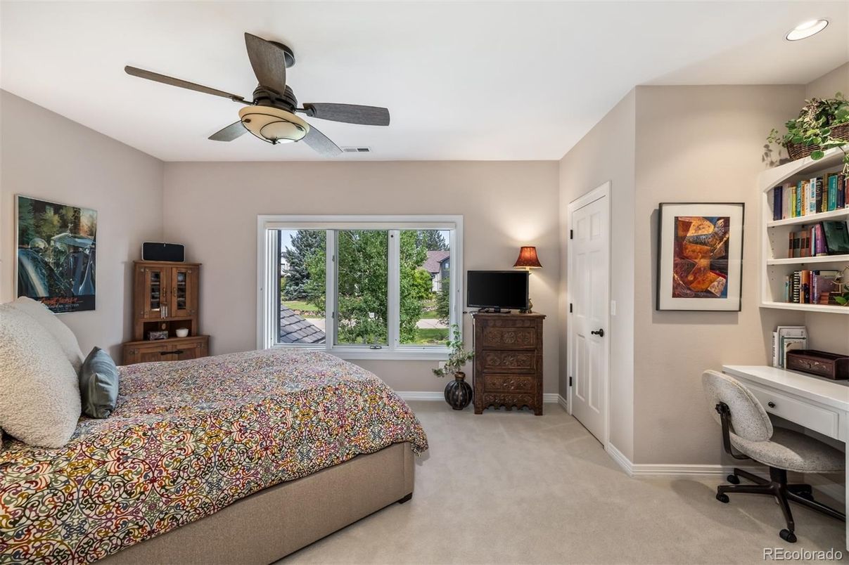 Bedroom, Home Office, Interior, Recessed Lighting