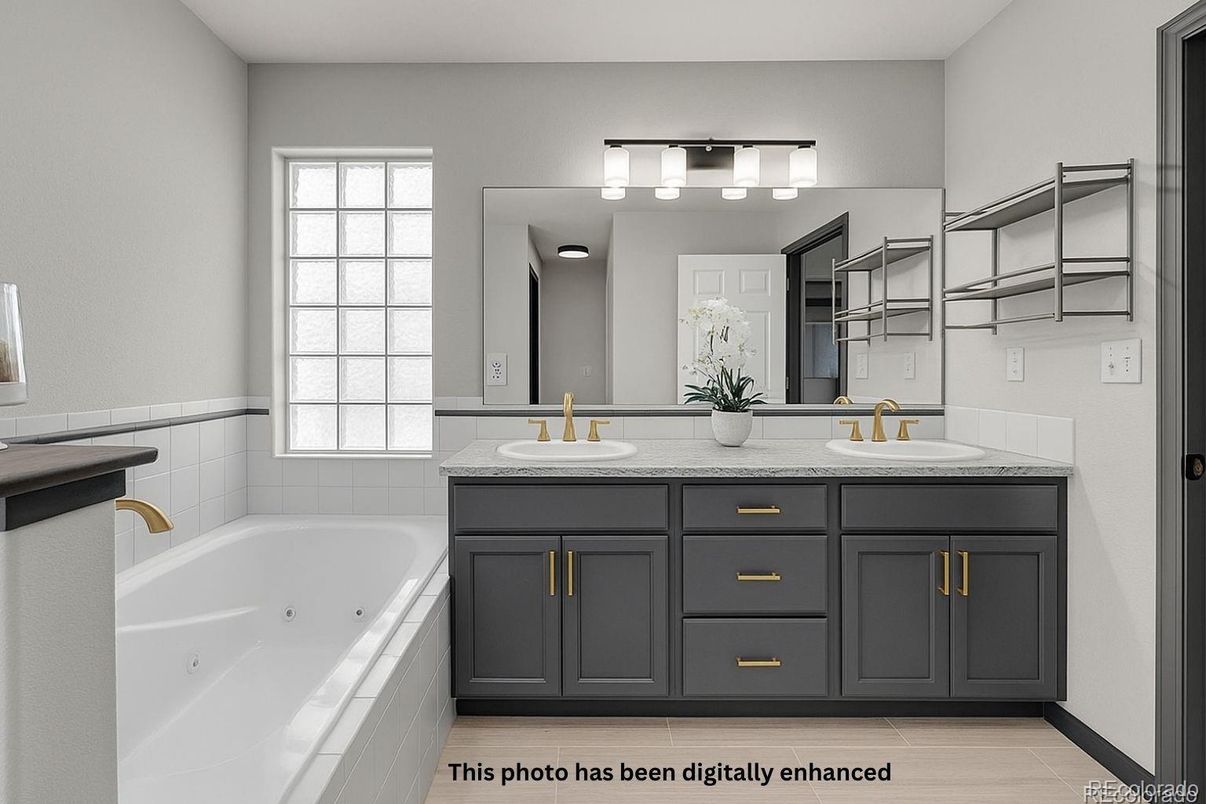 Bathroom, Dual Sink Vanities, Interior