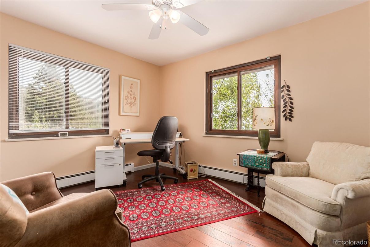 Home Office, Interior, Wood Texture Flooring