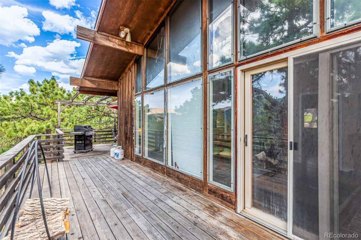 Exterior, Wood Texture Flooring