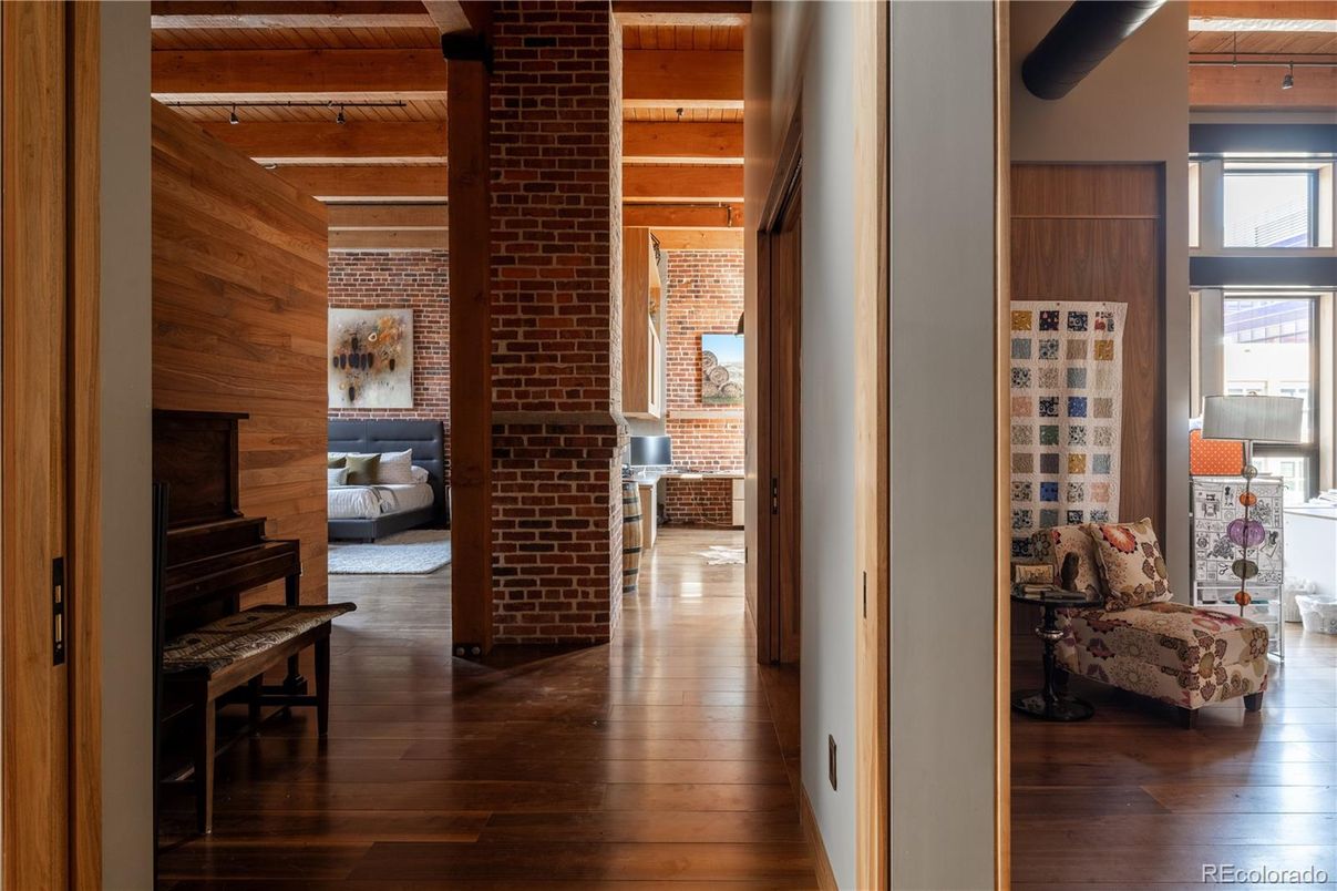 Interior, Piano, Stone Walls, Wooden Beams, Wooden Ceilings, Wood Texture Flooring, Wooden Walls