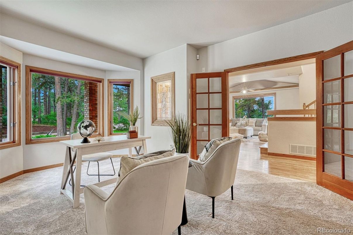 Home Office, Interior, Living room, Wood Texture Flooring