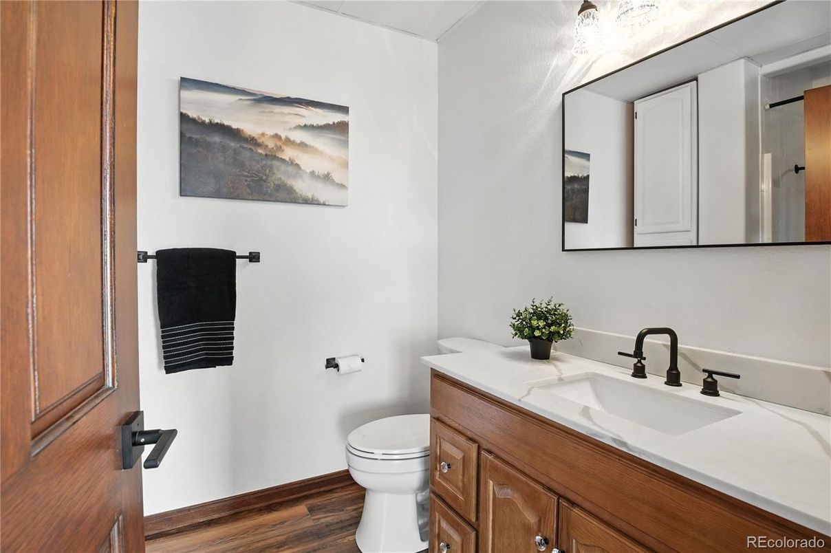 Bathroom, Interior, Wood Texture Flooring