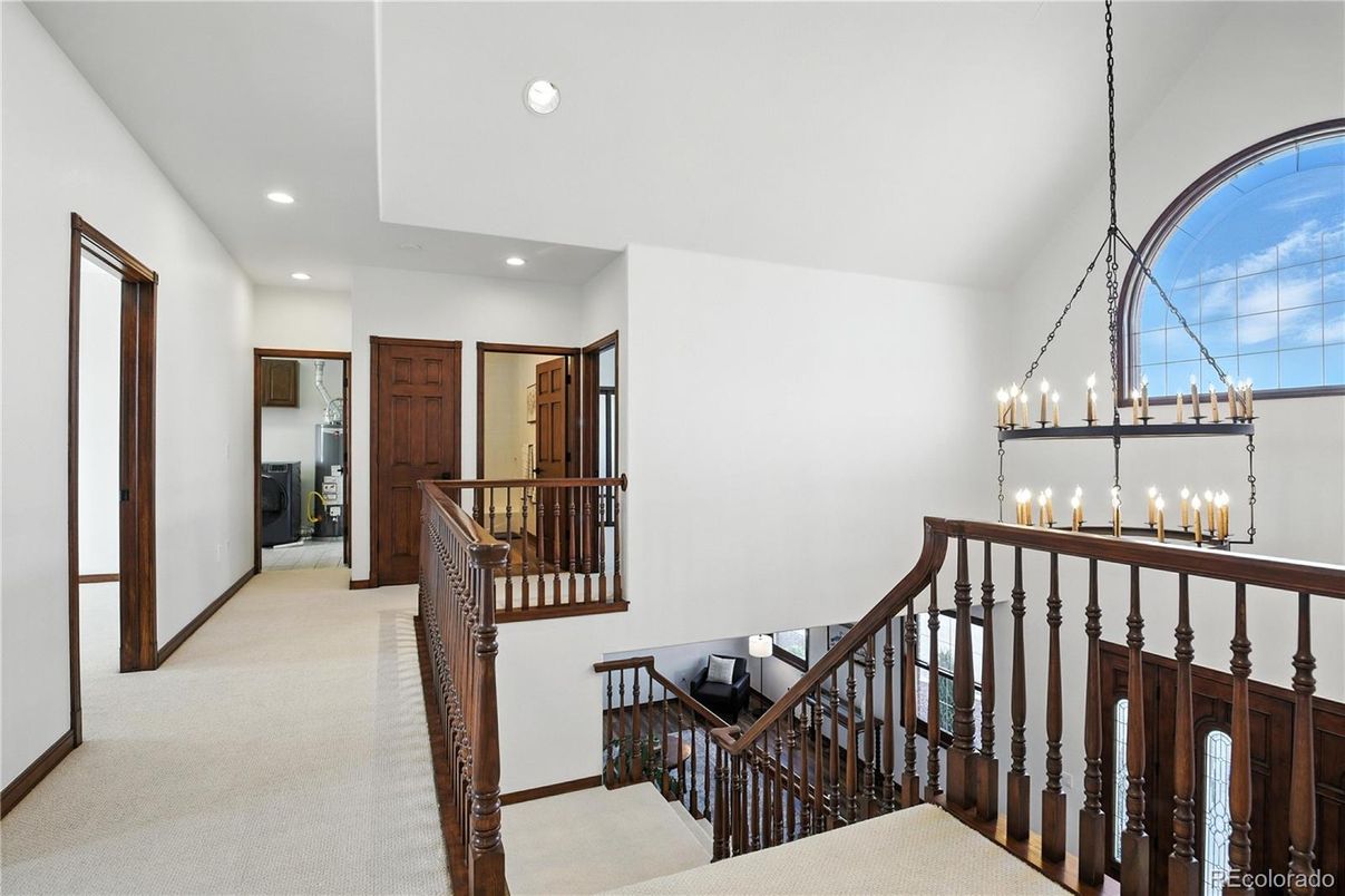 Chandelier, Interior, Recessed Lighting