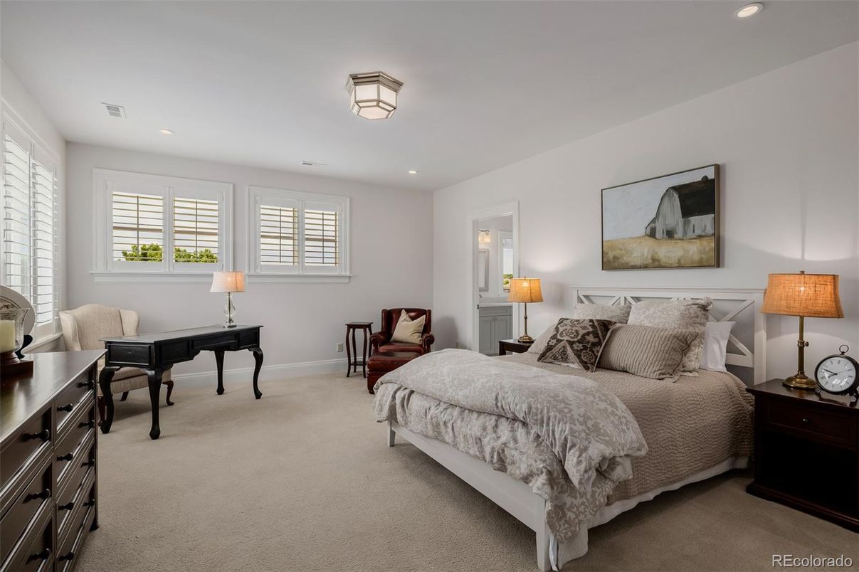 Bedroom, Interior, Recessed Lighting