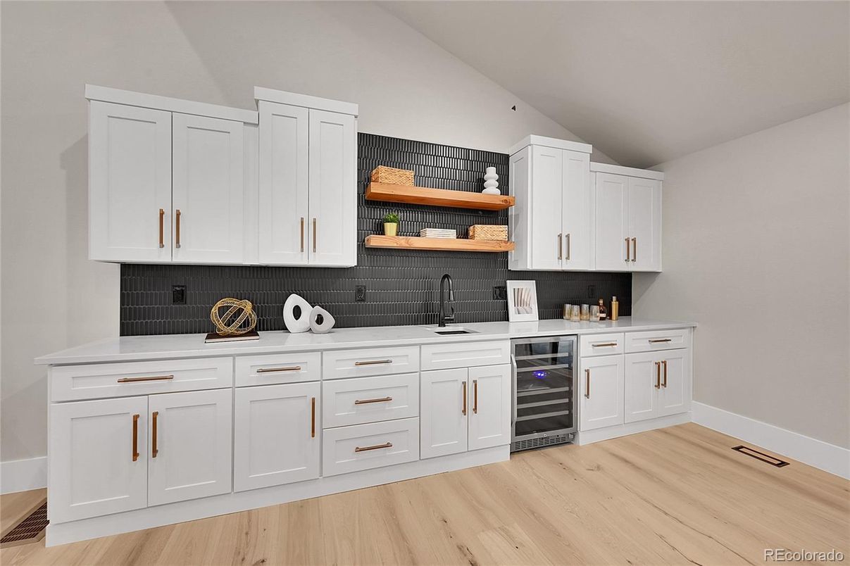 Interior, Kitchen, Wood Texture Flooring