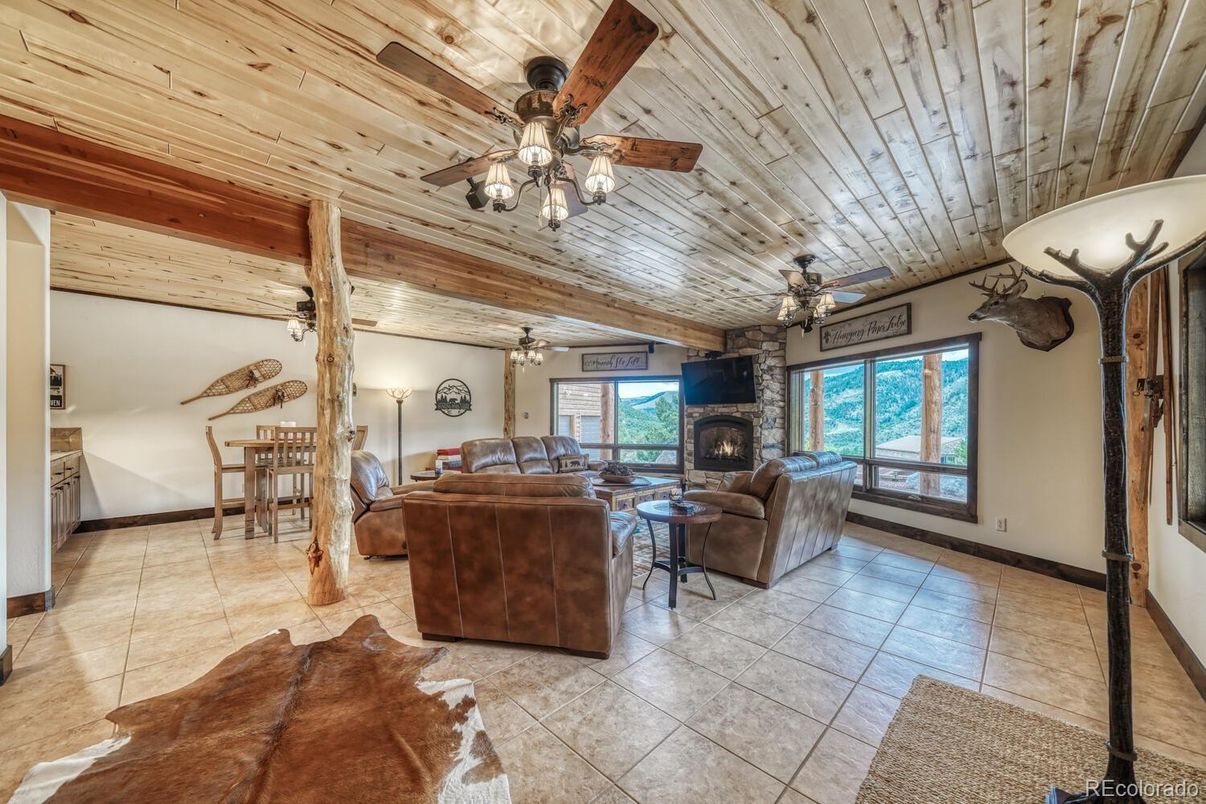 Fireplace, Interior, Living room, Wooden Beams, Wooden Ceilings