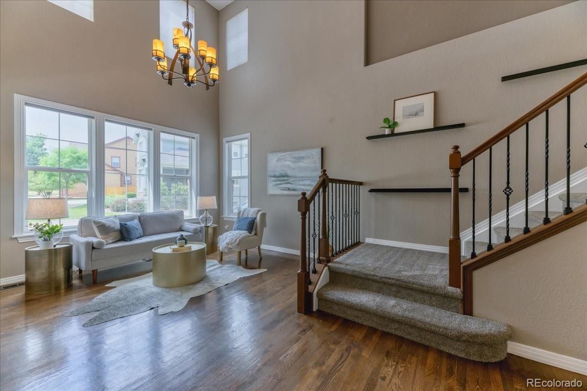 Chandelier, Interior, Living room, Wood Texture Flooring