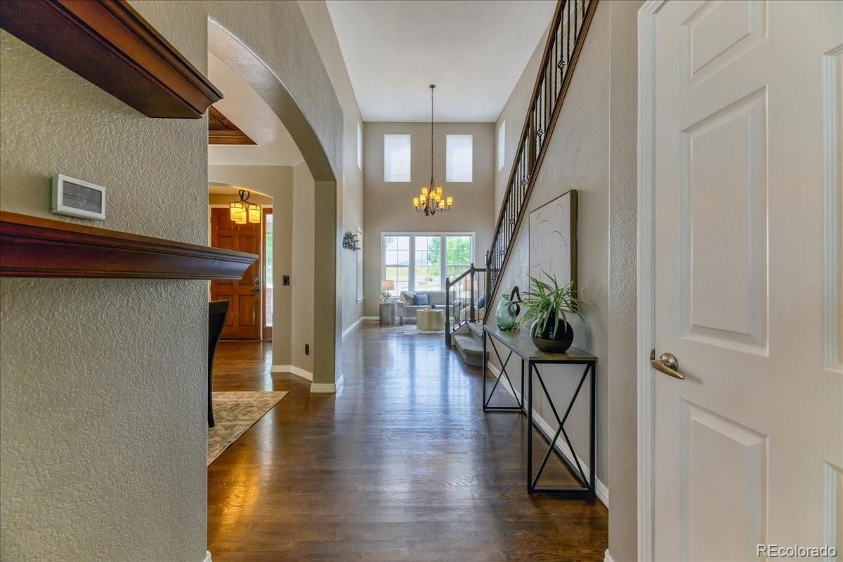 Chandelier, Fireplace, Interior, Pendant Lights, Wood Texture Flooring