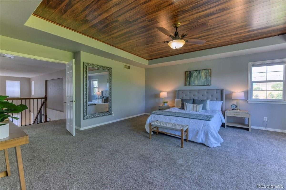 Bedroom, Interior, Wooden Ceilings
