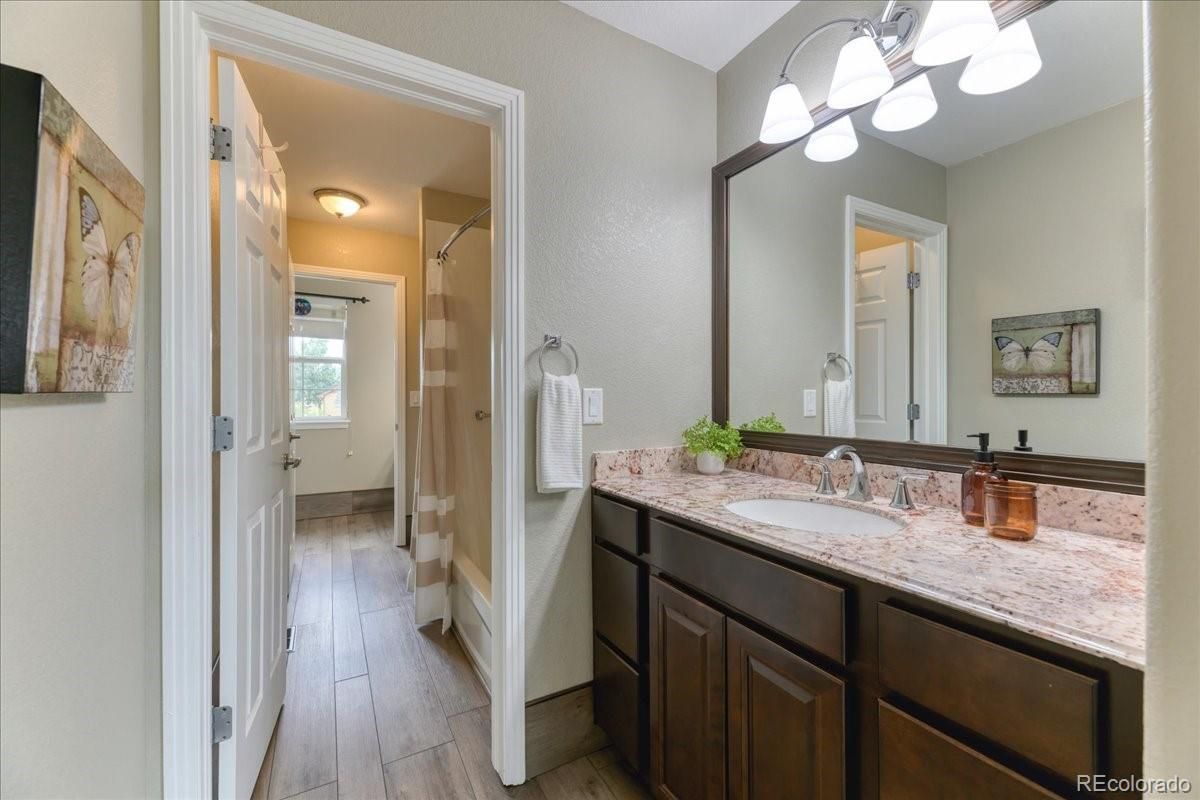 Bathroom, Interior, Wood Texture Flooring