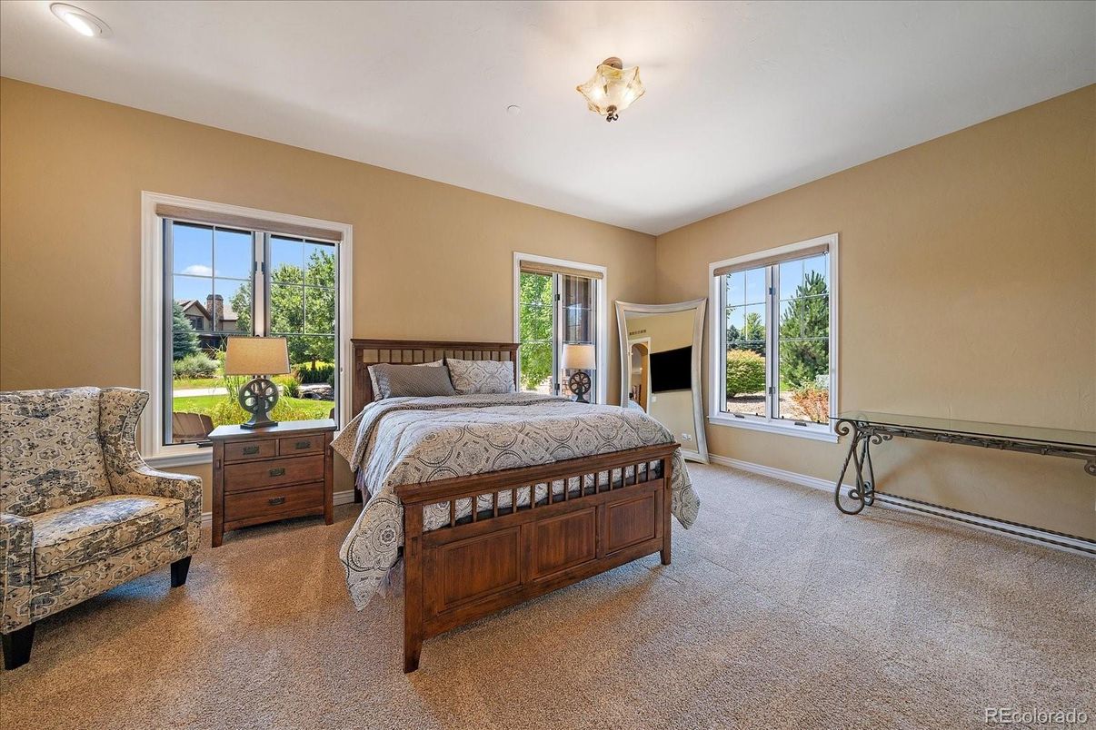 Bedroom, Interior, Recessed Lighting