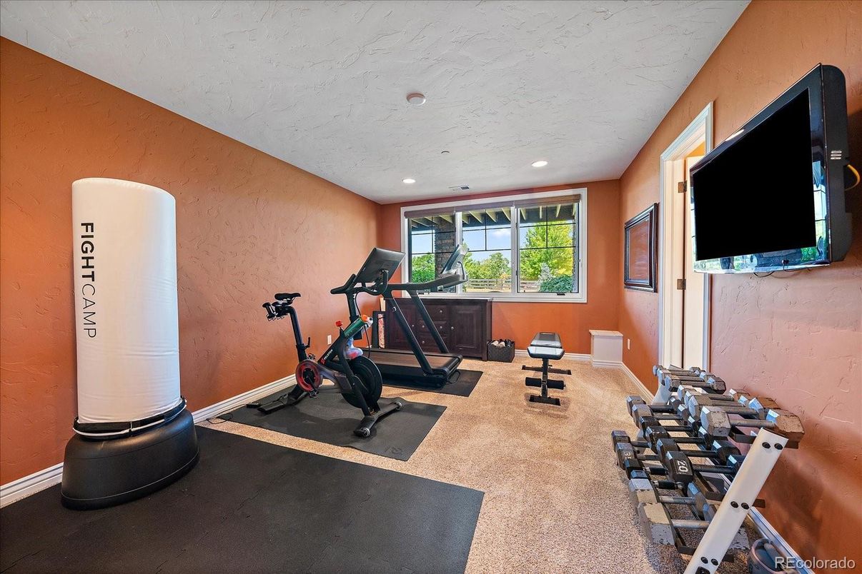 Fitness Equipment, Interior, Recessed Lighting