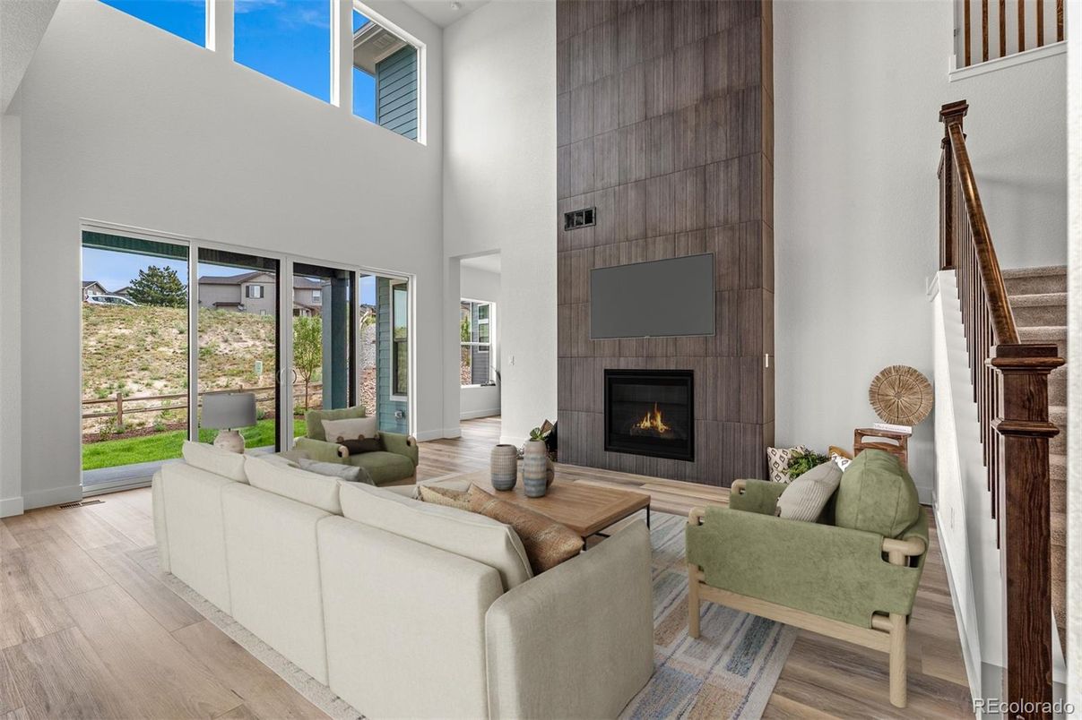 Fireplace, Interior, Living room, Wood Texture Flooring